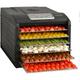 Déshydrateur fruits et légumes 6 plateaux 500w Kitchen Chef secco 6 black - noir