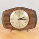 Table Clock || Vintage wooden clock || Metamec Made in England / Battery Kienzle Germany