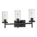 Wade Logan® Bertelli Dimmable Vanity Light in Black | 11.37 H x 23.12 W x 5.75 D in | Wayfair 6DE129BA09A64FB58C9A87200DF4EF7D