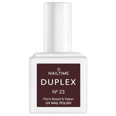 NAILTIME DUPLEX UV NAIL POLISH Nagellack N° 23 Rouge Noire 8 ml Schwarz