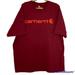 Carhartt Shirts | Carhartt Red T-Shirt With Orange Spell Out Size Xl | Color: Orange/Red | Size: Xl