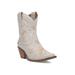 Women's Primrose Mid Calf Western Boot by Dingo in White (Size 9 M)
