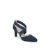 Wide Width Women's Gallery Pump by LifeStride in Navy (Size 7 W)