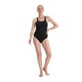 Speedo Women's ECO Endurance+ Kickback Swimsuit, Black, 40