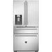 Bertazzoni 36" Counter Depth French Door Refrigerator, Stainless Steel in Black/Gray/White | 70 H x 36 W x 24 D in | Wayfair REF36FDFZXNT