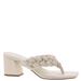 Marc Fisher Galynite Dress Sandal - Womens 8 Bone Sandal Medium