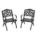 Leeds Collection 2-Piece All-Weather Chair Set by National Tree Company - 36 inches