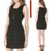 Madewell Dresses | Madewell Black Formal Mini Dress With Raw Hem | Color: Black | Size: S