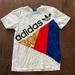 Adidas Tops | Adidas Originals Blue Red Gold Tee Tshirt S | Color: Gold/White | Size: S