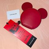 Coach Bags | Coach Disney X Mickey Mouse Keith Haring Coin Case | Color: Red | Size: Os