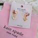 Kate Spade Jewelry | New Kate Spade Rock Solid Stone Heart Huggies Earrings With Dust Bag K6894 $69 | Color: Gold | Size: Os