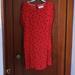 Disney Dresses | Disney Minnie Mouse Dress Size L | Color: Black/Red | Size: L