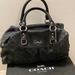 Coach Bags | Coach Large Madison Bag Euc F15669 | Color: Black/Silver | Size: 14 Inches Wide 9 Inches Tall 6 Inches Deep