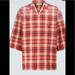 Gucci Shirts | Gucci Mens Ouverture Short-Sleeved Bowling Shirt Sz 48/M | Color: Red/White | Size: M