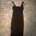 Zara Dresses | Black Midi Dress | Color: Black | Size: S