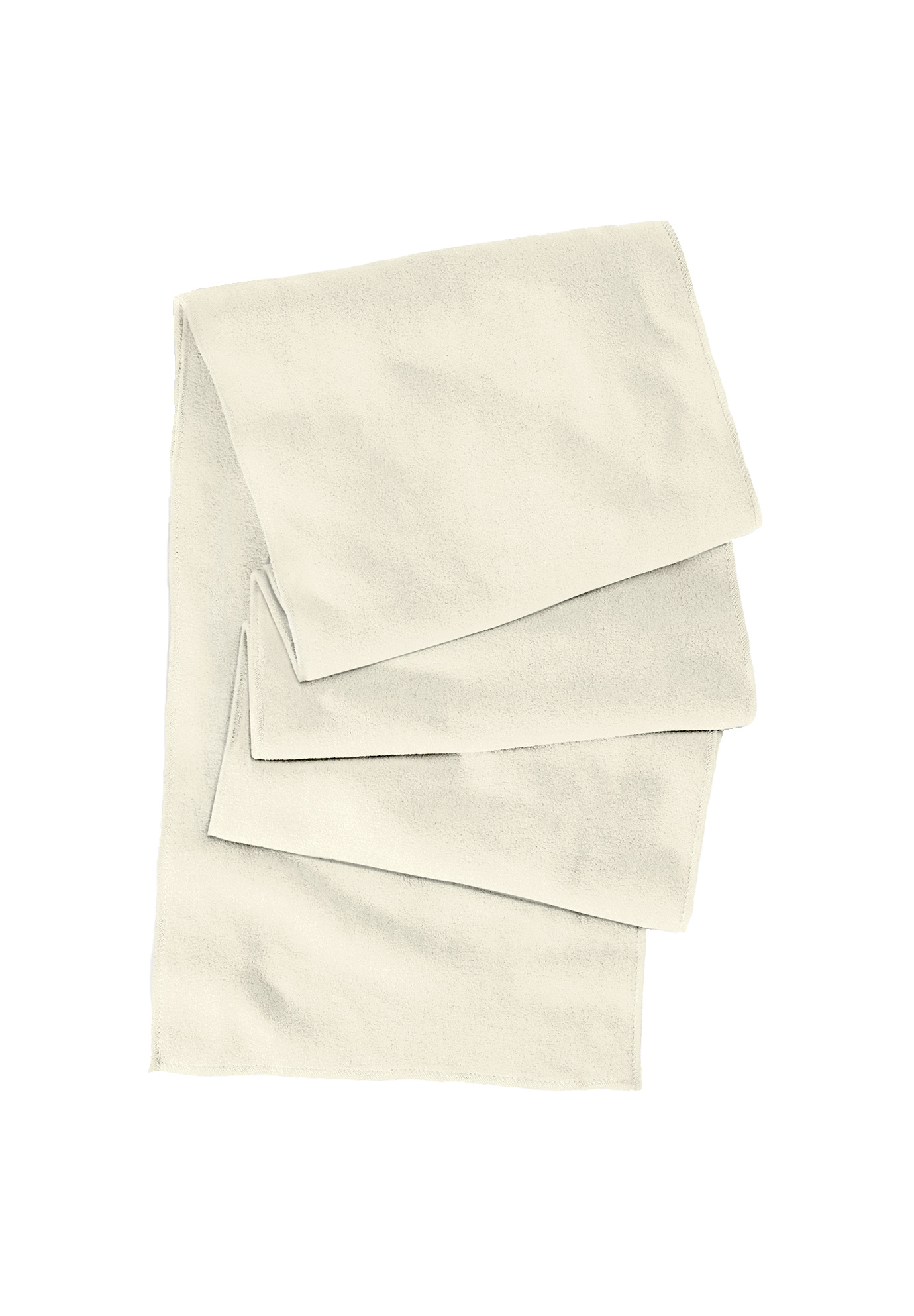 Women's Microfleece Scarf by Accessories For All in Ivory