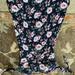 American Eagle Outfitters Dresses | American Eagle Size Xs Black Floral Dress With Pink And Green Flowers!! | Color: Black/Pink | Size: Xs