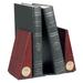 Gold Bucknell Bison Rosewood Bookends