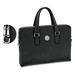 Women's Silver Tufts University Jumbos Leather Briefcase