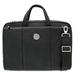 Men's Black Hamilton Continentals Leather Briefcase