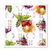 East Urban Home Christmas Winter Holiday Symbols - Graphic Art on Canvas in Red | 16 H x 16 W x 1 D in | Wayfair F1B1AD559EF14996AB3DBA760AA2E16E