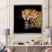 East Urban Home Portrait Of Leopard In Its Natural Habitat - Traditional Canvas Wall Art Print Canvas in Black/Yellow | 30 H x 30 W x 1 D in | Wayfair