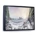 East Urban Home Panoramic View of Arctic Landscape - Photograph on Canvas Metal in Gray/White | 24 H x 32 W x 1 D in | Wayfair