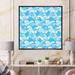 East Urban Home Sea Waves - Print on Canvas in Blue | 16 H x 16 W x 1 D in | Wayfair 7A1B86EF0A0E492AAA288794F046510C