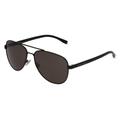 Boss 0761/S Herren-Sonnenbrille Vollrand Pilot Metall-Gestell, schwarz