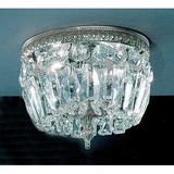 Classic Lighting Crystal Baskets Light Semi-Flush Mount Crystal in Gray | 8 H x 12 W x 12 D in | Wayfair 52312 CH I