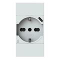 Presa bipasso e schuko 4Box P40 con usb 3.0A Bticino Living Now 4B.KW.P40.USB