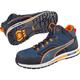 Puma Safety Shoes - Chaussures de sécurité Crosstwist mid S3 hro src - bleu/orange 47