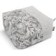 Happers - Pouf Carré Deco Print Gris Gris - Gris