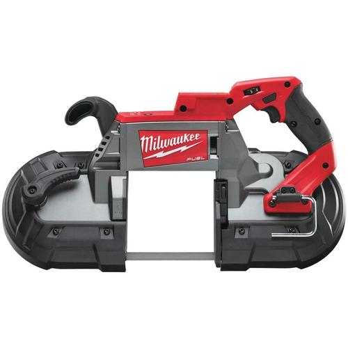 Milwaukee Akku-Bandsäge M18 CBS125-0, Metallbandsäge, Eisensäge, Schnittleistung 125x125mm, 18V