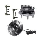 2006-2010 Hummer H3 Front Wheel Hub and Sway Bar Link Kit - Detroit Axle