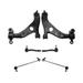 2014-2017 Mazda 6 Front Control Arm Ball Joint Tie Rod and Sway Bar Link Kit - TRQ PSA72907