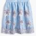 J. Crew Skirts | J Crew Palm Tree Linen Skirt | Color: Blue/White | Size: 4