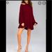 Free People Dresses | Free People Womens Drift Away Ob667900 Mini Dress Burgundy | Color: Brown/Purple | Size: S