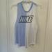 Nike Tops | Nike Miler Dri-Fit Color Block Tank Top. Size Small | Color: Blue/White | Size: S