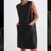 Zara Dresses | Black Zara Leather Dress | Color: Black | Size: M