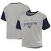 Girls Youth Heathered Gray New York Yankees Bleachers T-Shirt