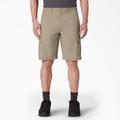 Dickies Men's Flex Cooling Regular Fit Cargo Shorts, 11" - Desert Sand Size 42 (SR607)