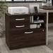 Inbox Zero Kaydrie 3-Drawer Lateral Filing Cabinet Wood in Black | 26 H x 30 W x 17 D in | Wayfair 835ECC4F16544C32B01862BEACD954D5