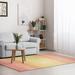 Orange 138 x 99 x 0.62 in Area Rug - DBK Transitional Modern Rugs Aruba Ombre Indoor Rug Blush Wool | 138 H x 99 W x 0.62 D in | Wayfair