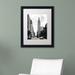Trademark Fine Art Living in New York by Philippe Hugonnard Framed Photographic Print Canvas in Black/White | 0.5 D in | Wayfair PH0224-B1620MF