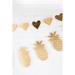 Oriental Trading Company 8' Gold Figurine Novelty Garland Paper in Yellow | 5.5 H x 0.25 D in | Wayfair 13939979