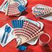 Oriental Trading Company Usa Flag Folding Hand Fans, Party Supplies, Party Favors, 12 Pieces, 10" Wood in Blue/Brown/Red | Wayfair 9/483
