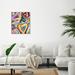 Oliver Gal Balloons by Tiago Magro - Floater Frame Painting on Canvas in Blue/Pink/Yellow | 28 H x 24 W x 1.5 D in | Wayfair 17879_24x30_CANV_WFL