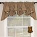 August Grove® Colburn (P/Kaufmann Original Fabric) Lutterworth Empire Window Valance Cotton Blend in Orange | 25 H x 60 W x 0.62 D in | Wayfair