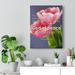 Trinx God of Peace Philippians 4:9 Christian Home Decor Wall Art Scripture Ready to Hang Canvas in Green/Pink | 30 H x 24 W x 1.25 D in | Wayfair